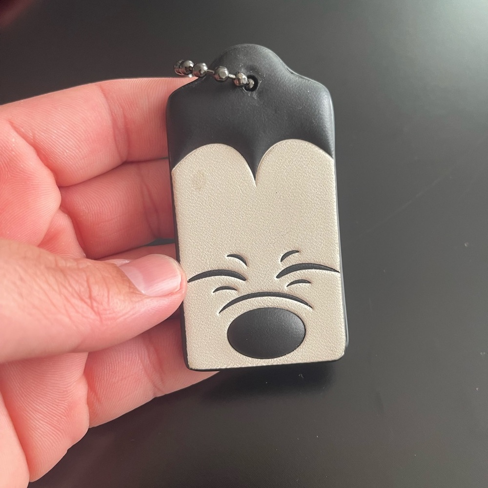 Disney x Coach Mickey hangtag